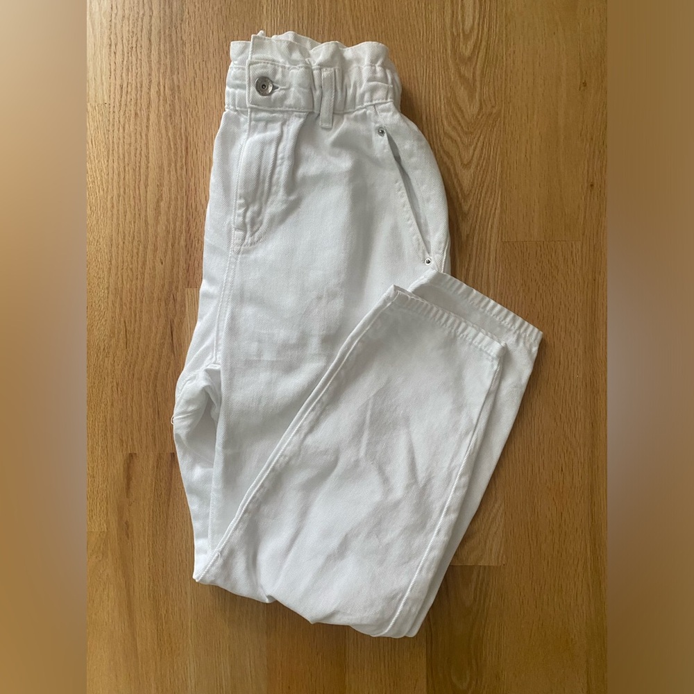 Zara white jeans